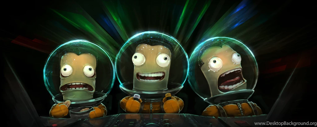 Download Wallpapers 2560x1024 Kerbal Space Program, Art, Spacesuit ...