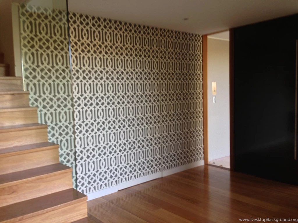 Kelly Wearstler Imperial Trellis Wallpapers Alabaster On With HD ...