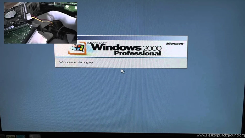 Intel 486 DX/2 66Mhz Running Windows 2000 Professional YouTube