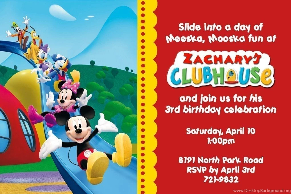 Search Results For “Mickey Mouse Clubhouse Invitation” – Sewa Alat ...