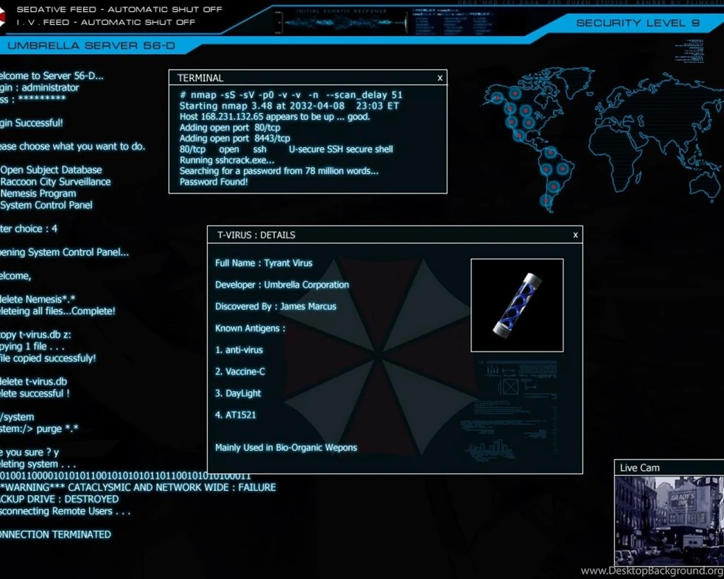 Video Games Logo Movies Resident Evil Umbrella Corp HD Wallpapers ...