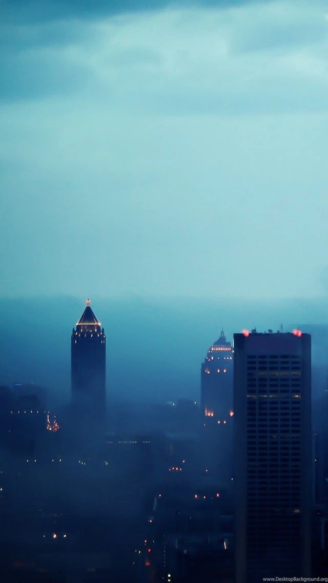 Atlanta In Fog iPhone 5s Wallpapers Download