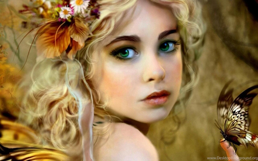 Butterfly Girl Wallpapers (