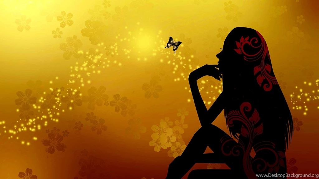 Butterfly & Girl >> HD Wallpaper, Get It Now!