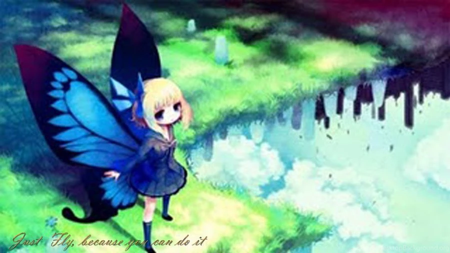 Butterfly Girl Wallpapers By Roboticmixie On DeviantArt