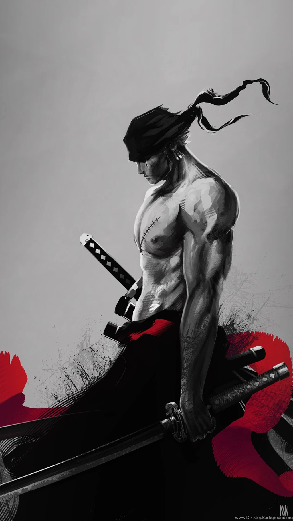 Zoro Painting (wallpapers + High Resolution Picture) :) : OnePiece