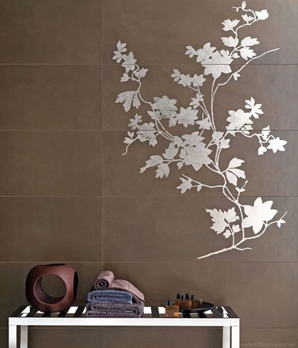 Floral Contemporary Wallpapers Tiles Designs