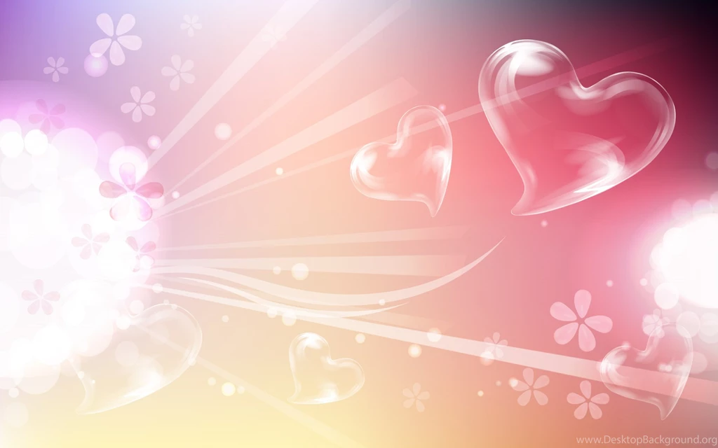 Sweet Valentine Hearts Backgrounds