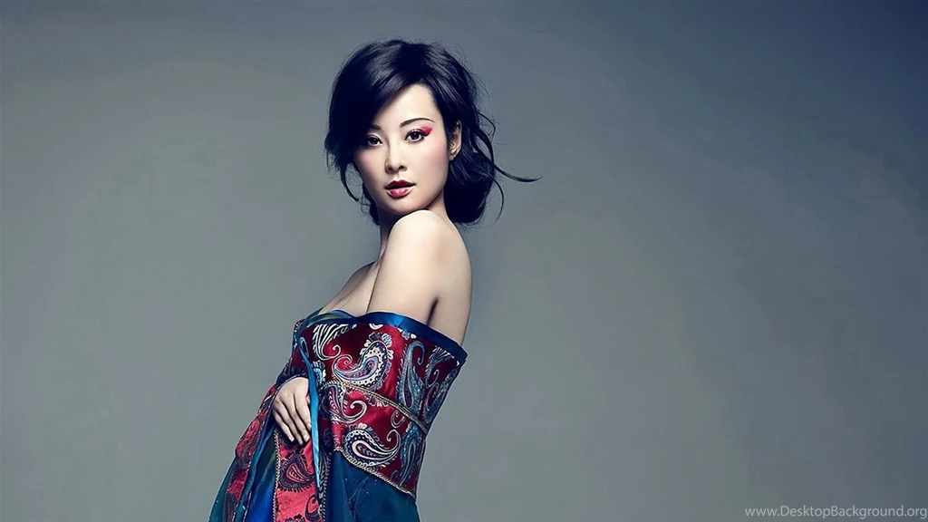 Chinese Girl Model Art Print Desktop Wallpapers