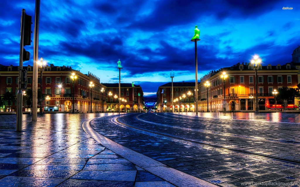 High Resolution City Street At Night Backgrounds Wallpapers HD 1 ...