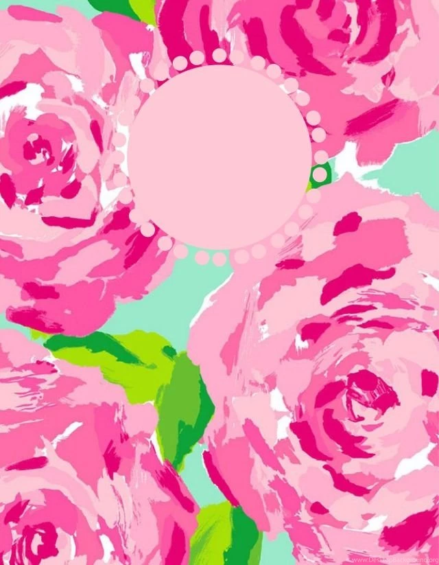 Lilly Pulitzer Blank Monogram Binder Cover