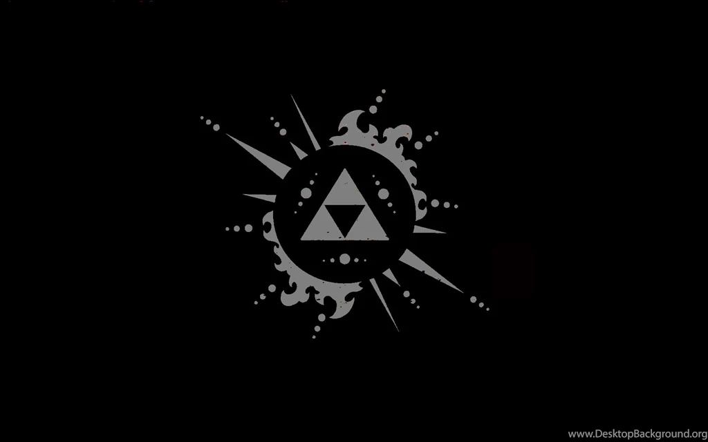 Wallpaper triforce zelda noir illuminati