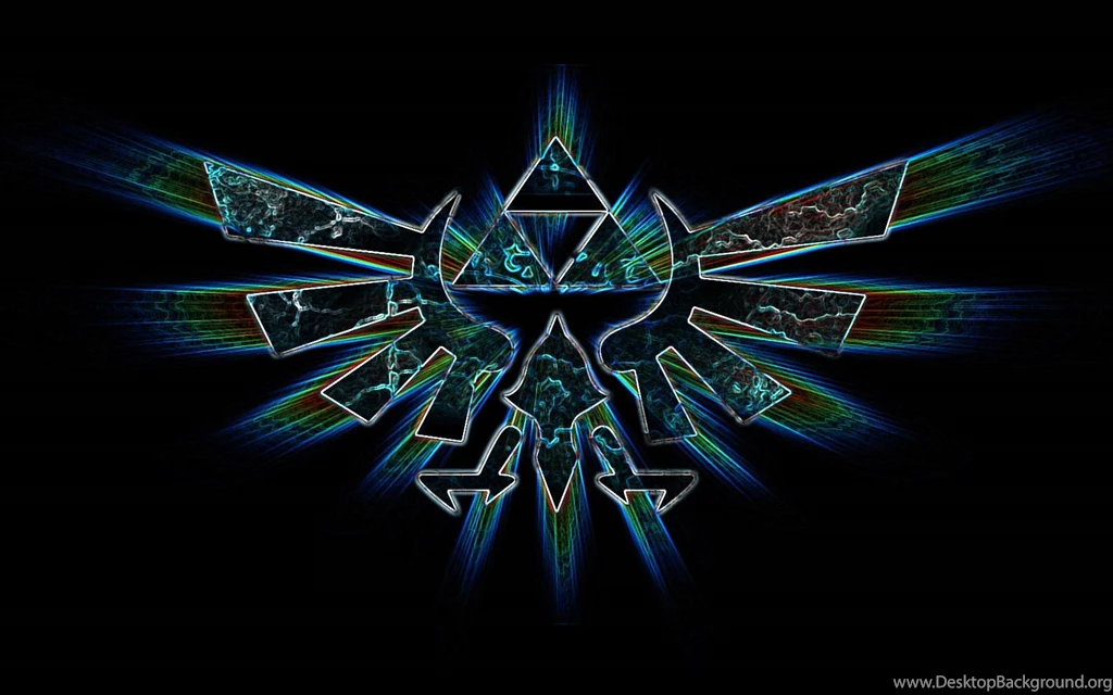 Triforce Glowing Edges Ftw Wallpapers   (