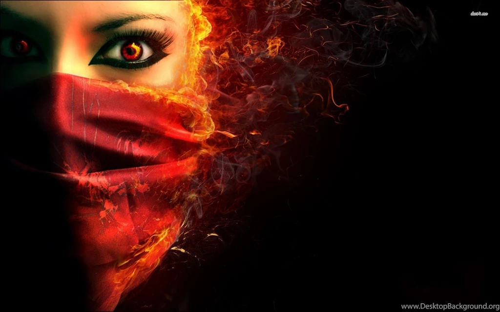 Fiery Girl Vampire Wallpapers And Images Wallpapers, Pictures ...