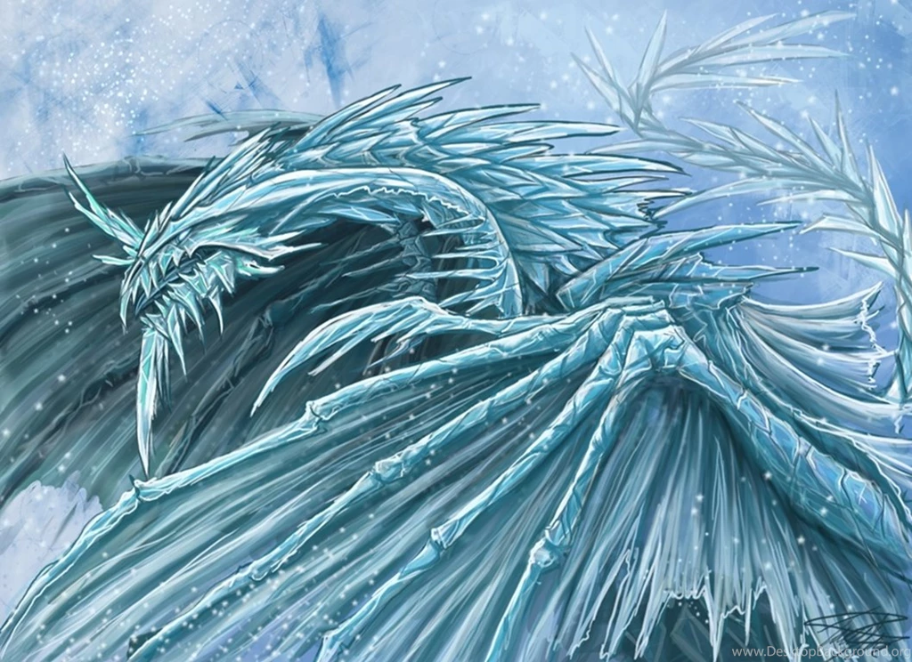 The Ice Dragon Wallpapers WallpaperFav.com