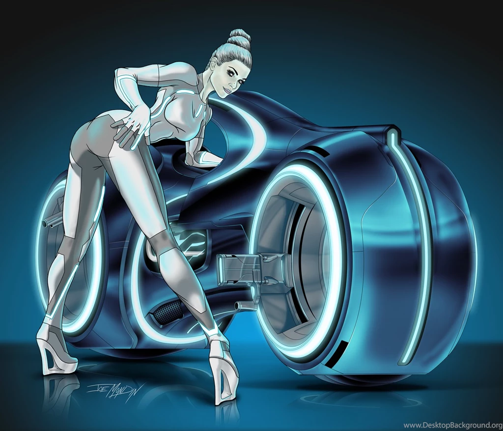 Light Cycle Pin Up By JoeGrafix On DeviantArt