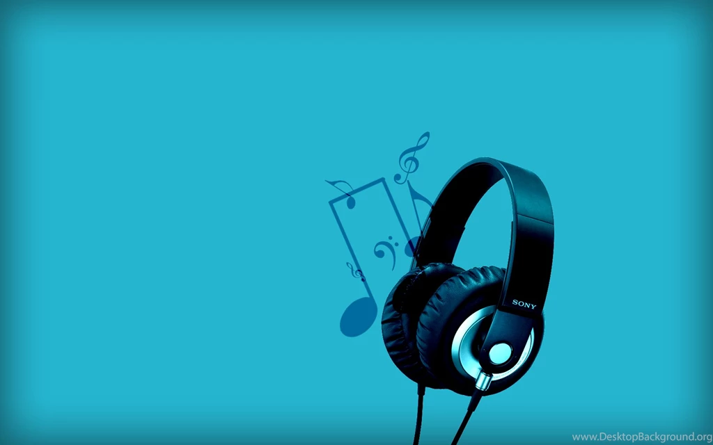 Wallpapers Wallpapers Blue Backgrounds Music Headphone Wallpapers ...