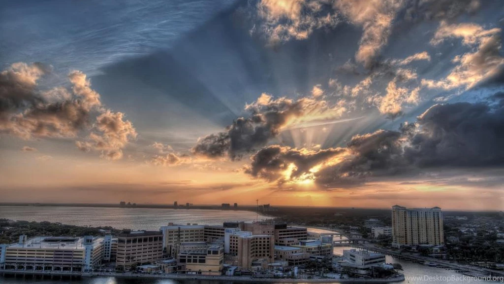 TAMPA BAY SUNSET WALLPAPER (