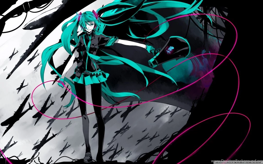 Hatsune Miku Vocaloid HD Desktop Wallpapers : Fullscreen : Mobile