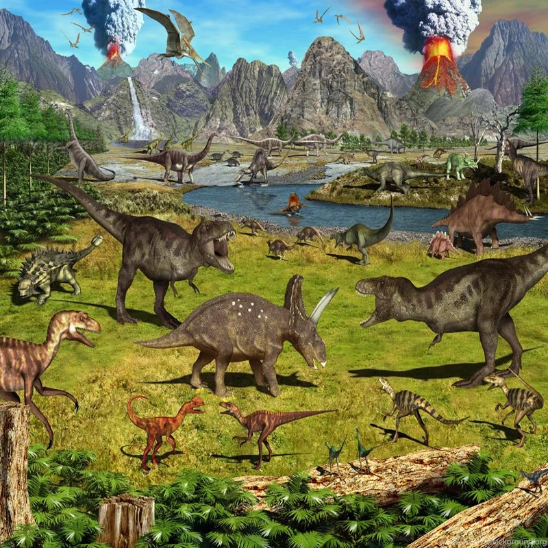 Artistic Childrens Wallpapers Murals Dinosaurs