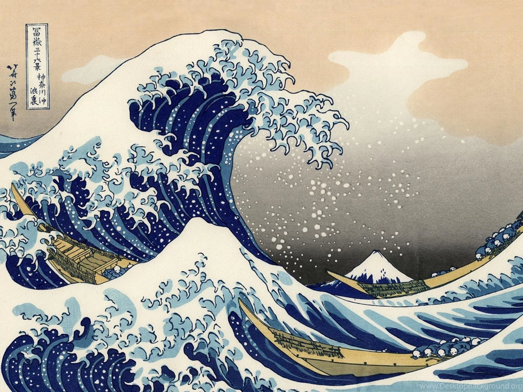 The Great Wave Off Kanagawa Wallpapers Wallpapers Cave