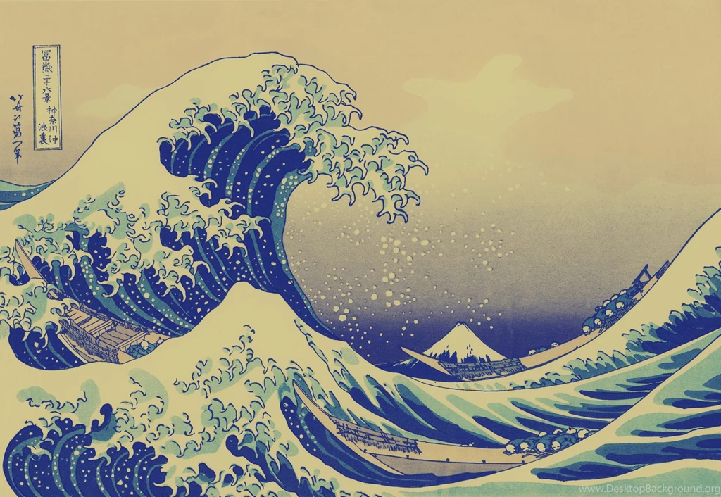 Hokusai The Great Wave By Jllnjlln On DeviantArt