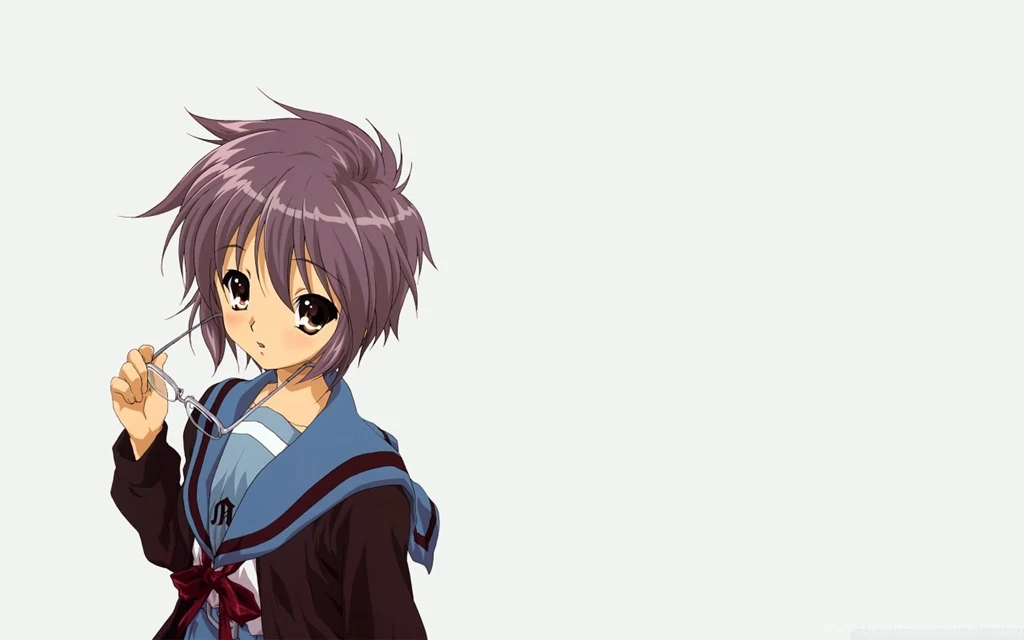 The Melancholy Of Haruhi Suzumiya Nagato Yuki II HD Desktop ...
