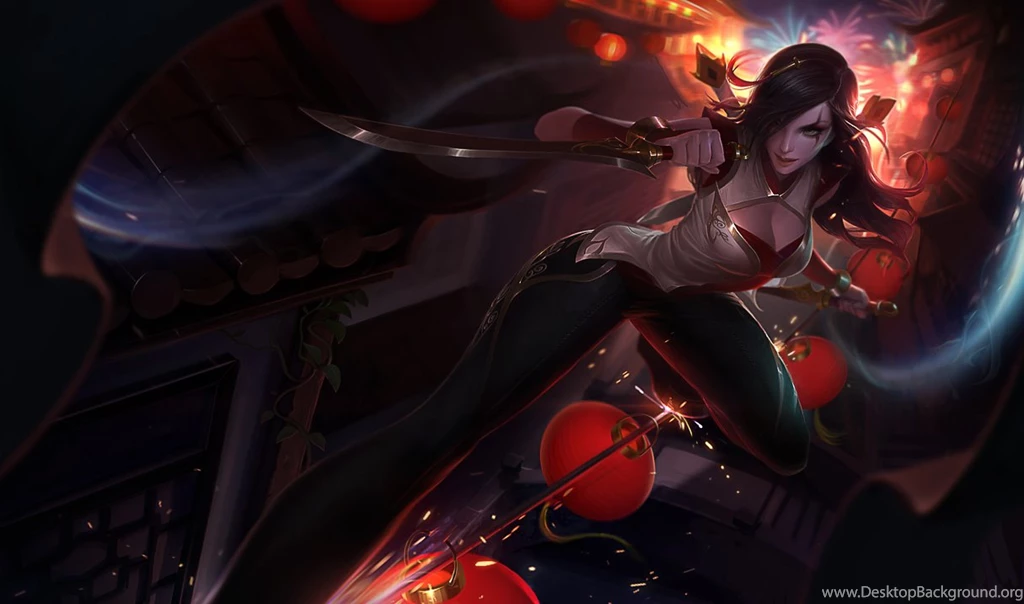 Warring Kingdoms Katarina Skin League Of Legends Wallpapers