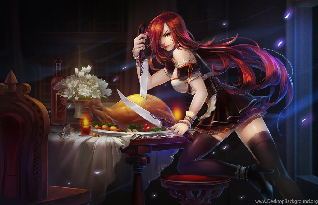 Katarina Fan Art League Of Legends Wallpapers