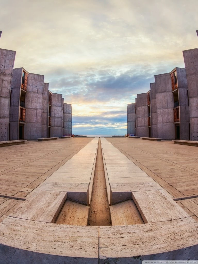 Salk Institute Fisheye HD Desktop Wallpapers : Mobile : Dual Monitor