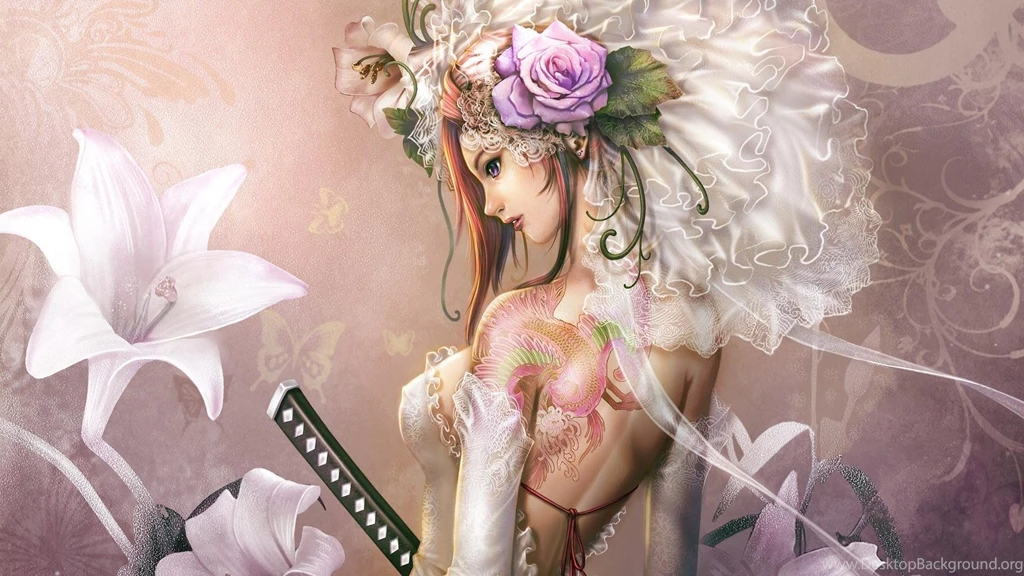 Anime Girl Tattoos Wallpapers Free Download