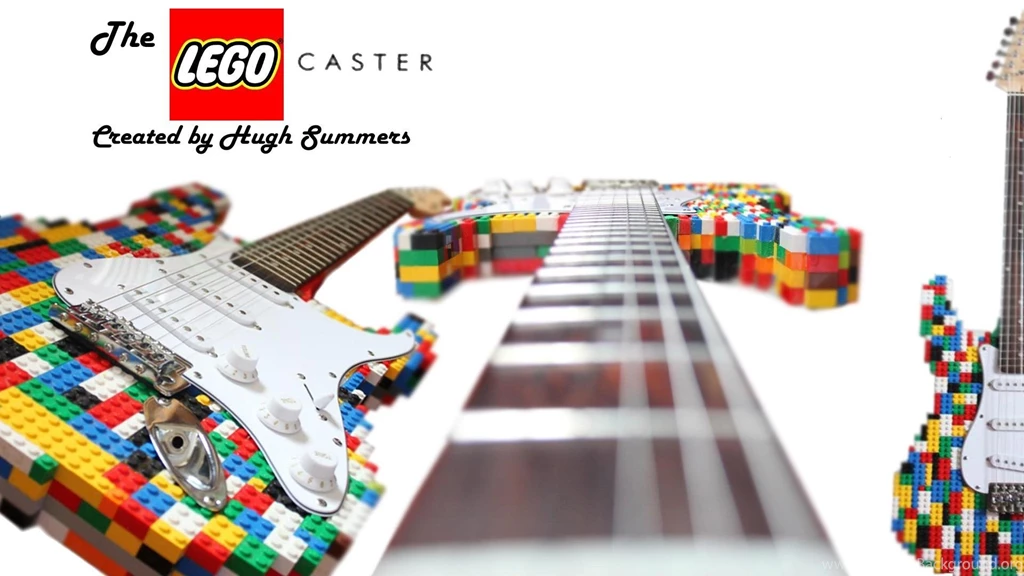 Legos Artwork Electric Guitars Multicolor Stratocaster Wallpapers ...
