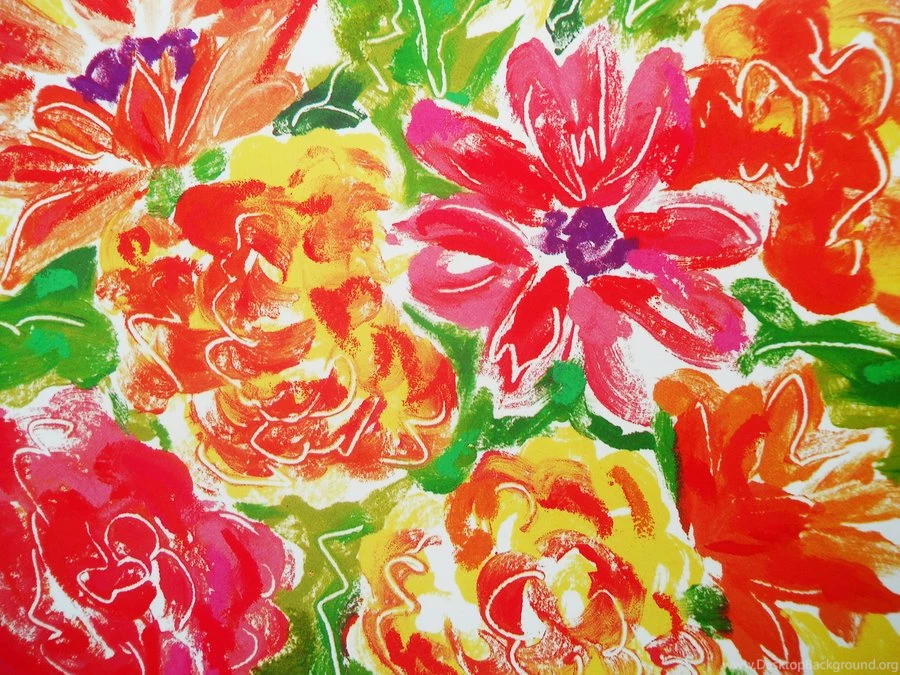 Bright Floral Patterns Tumblr