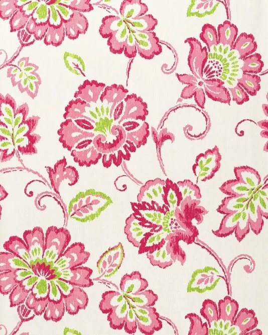 Alexa Floral Ikat Wallpapers Pink