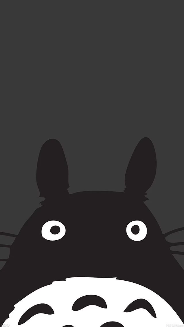Freeios8.com iphone 4 5 6 plus ipad ios8 af44 totoro minimal art ...