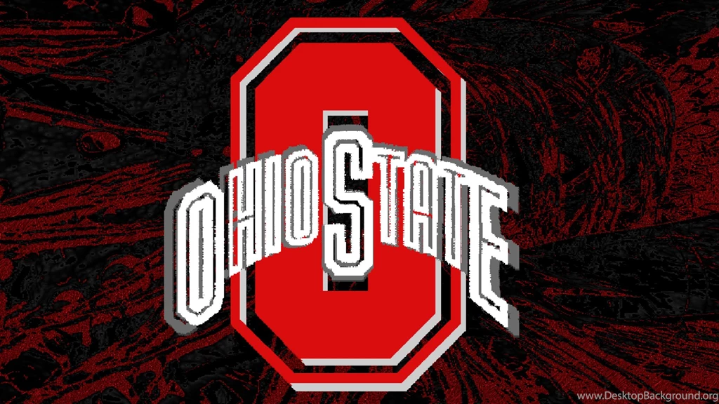 RED BLOCK O ON ABSTACT Ohio State University Basketball ...