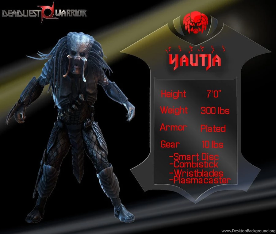 Yautja Deadliest Warrior By FireNemisis13 On DeviantArt