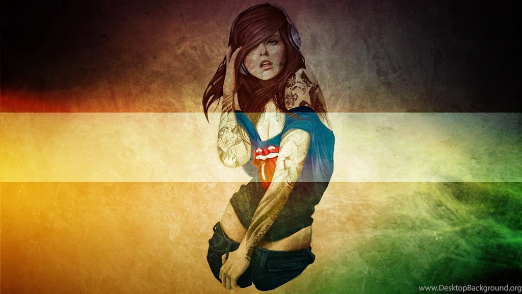 Wallpapers Tattoos Hot Girl Abstract Digital Art Walls Inc ...