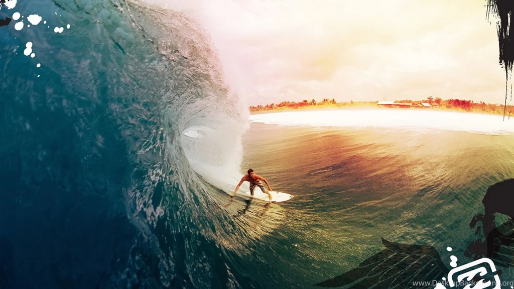 Wallpapers Surfing Wave 1366x768