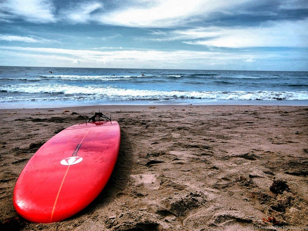 Red Surfing Board Wallpapers,Water Sports Wallpapers & Pictures ...