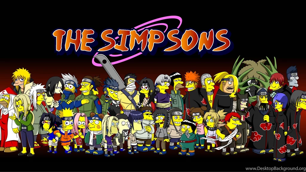 Naruto As The Simpsons 1920x1080 Wallpapers, 1920x1080 Wallpapers ...