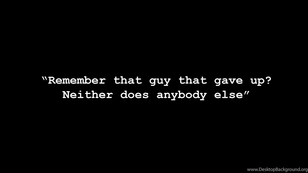 Dont Give Up