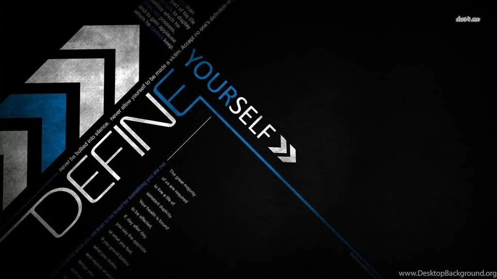 Wallpapers Dont Give Up Define Yourself 1366x768