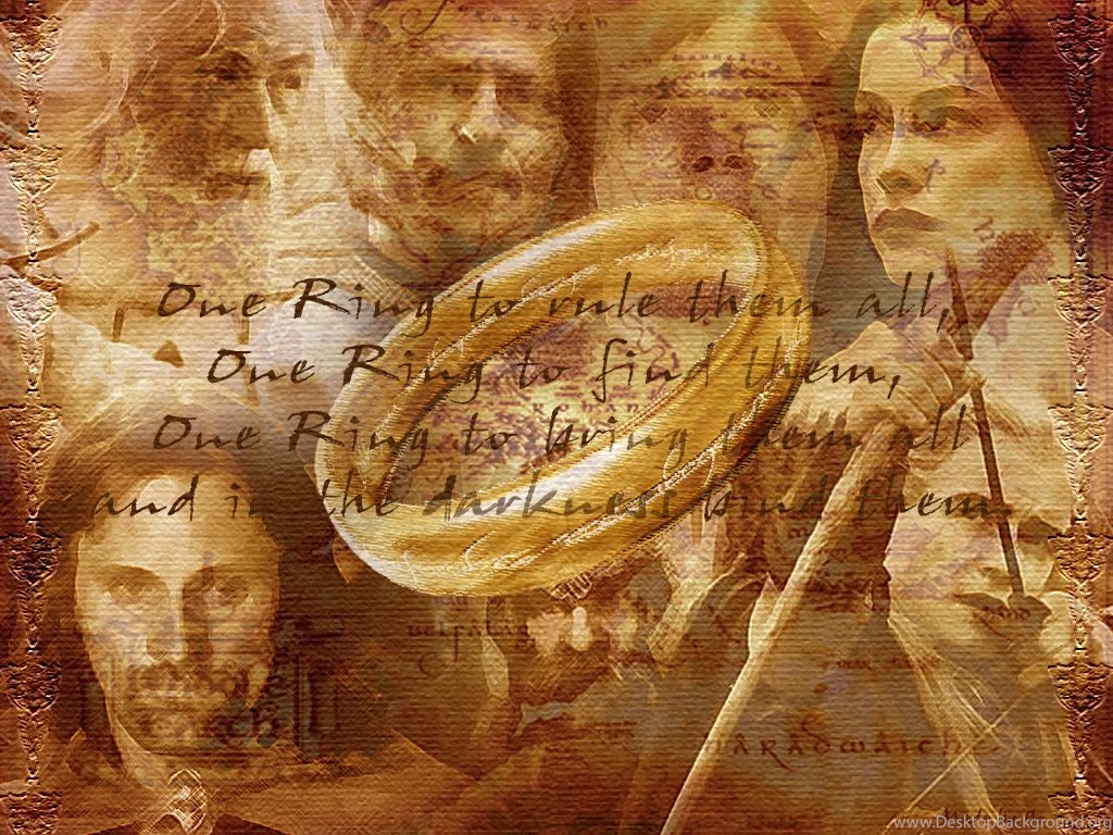 The One Ring Lord Of The Rings Wallpapers (3717128) Fanpop