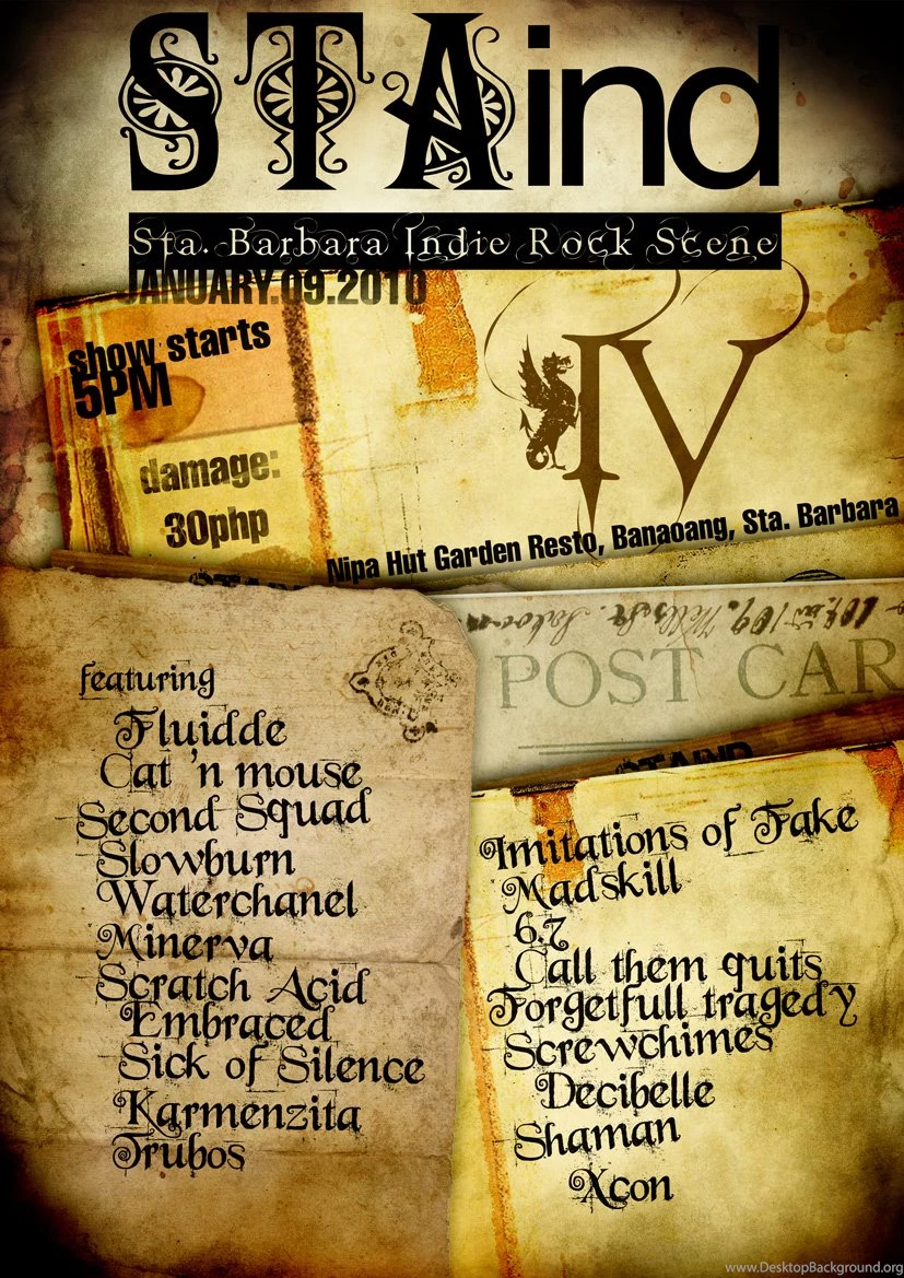 Staind IV Gig Poster By Pinoyhxc On DeviantArt