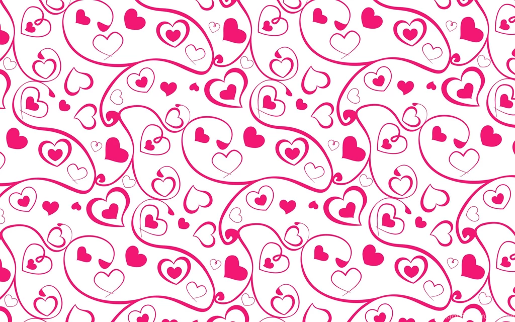 Heart And Swirl Pattern Wallpapers » WallDevil Best Free HD ...