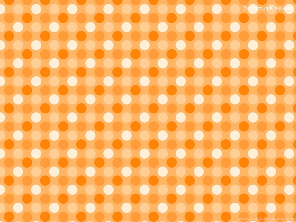 Wallpapers Pattern Orange Polka Dot Computer With Resolution ...