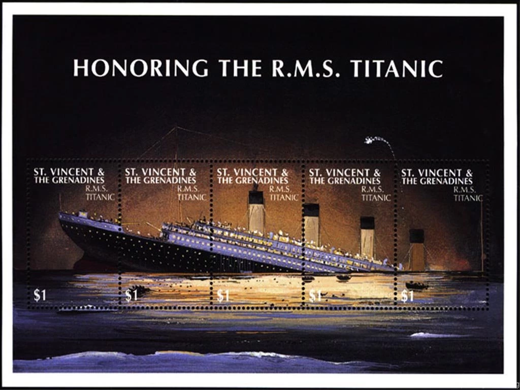 RMS Titanic Stamp Wallpapers And Backgrounds (1024 X 768 ...