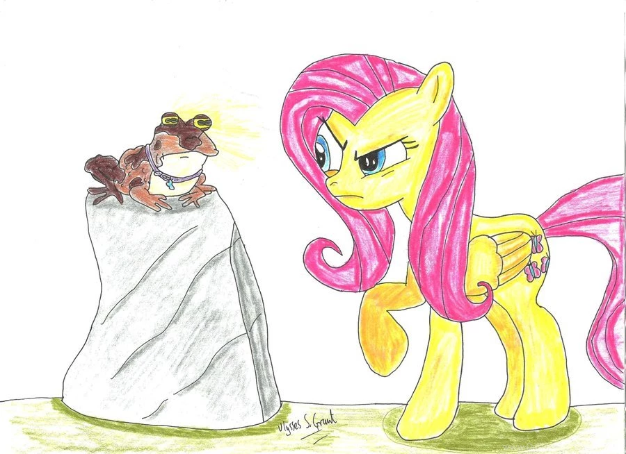 Fluttershy Vs. The Hypnotoad By UlyssesGrant On DeviantArt
