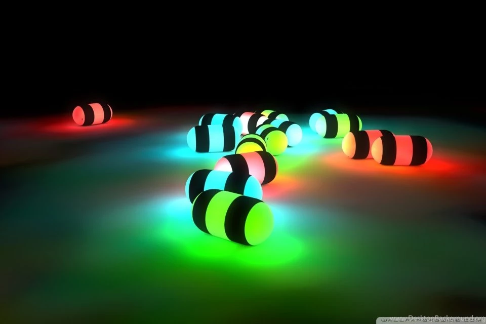 Glowing Capsules HD Desktop Wallpapers : High Definition ...